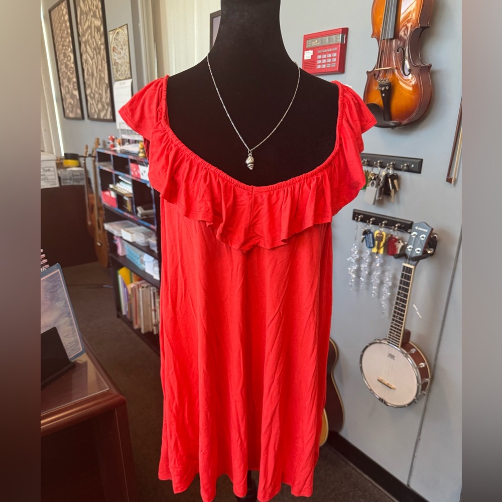 Torrid Vibrant Red Soft Knit Top Size 3